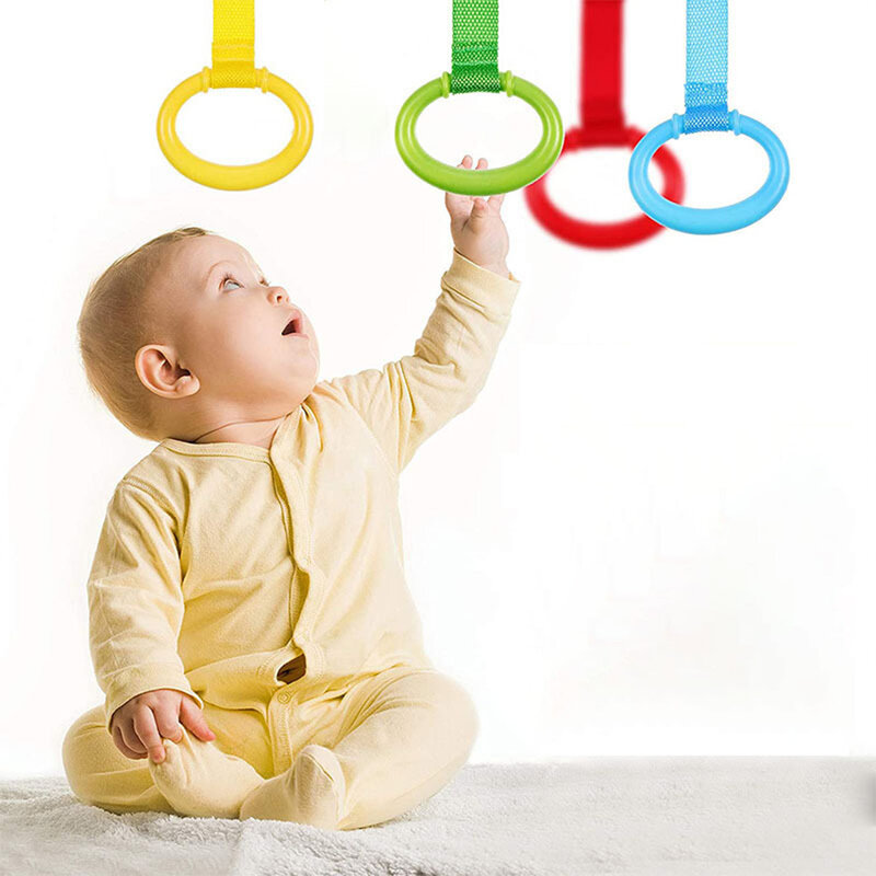 Baby Krippe Laufs tall Zugring hängende Ringe lernen, Anhänger Griffe Kunststoff Universal für Aktivität Fitness studio Training Zubehör zu stehen