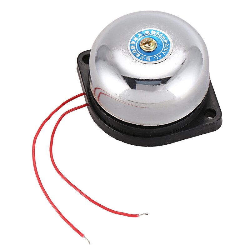 Bel Gong elektrik Alarm api Diameter 55mm, bel Gong AC 220V