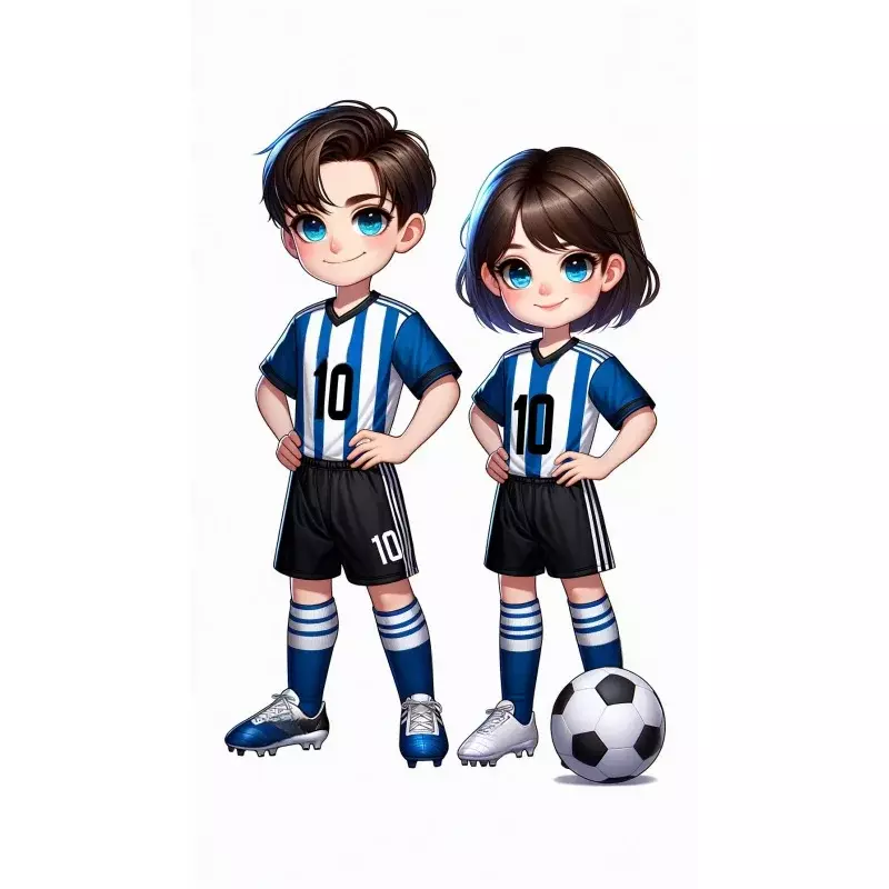 Children's football jerseys Personalised boys' football jerseys cover Football uniforms Breathable football uniforms for childre