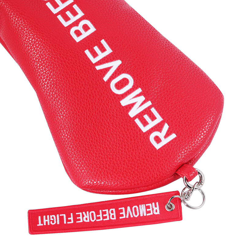 Red Remove Before Flight Golf Headcover Golf 460CC Driver Cover
