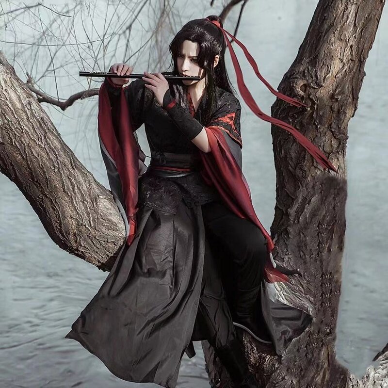 Fato de Cosplay Wei Wuxian masculino, Mo XuanYu Shi, Anime Grande Mestre de Cultivo Demoníaco, Quente