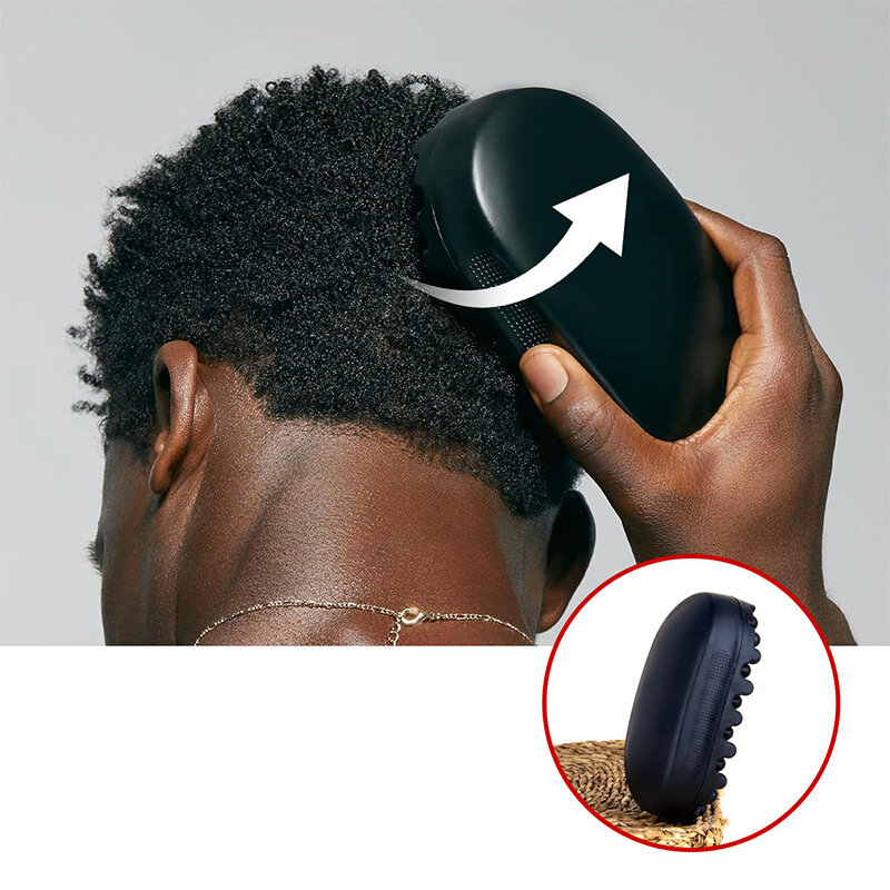 Портативная крученая расческа для волос, моющаяся прочная крученая резиновая щетка для завивки, красивая щетка для волос с ананасом, мужской инструмент для чистки волос
