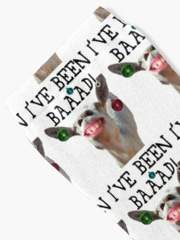 Забавная Рождественская коза, Непослушный Список носки, подарок на Рождество туристические ботинки женские носки мужские