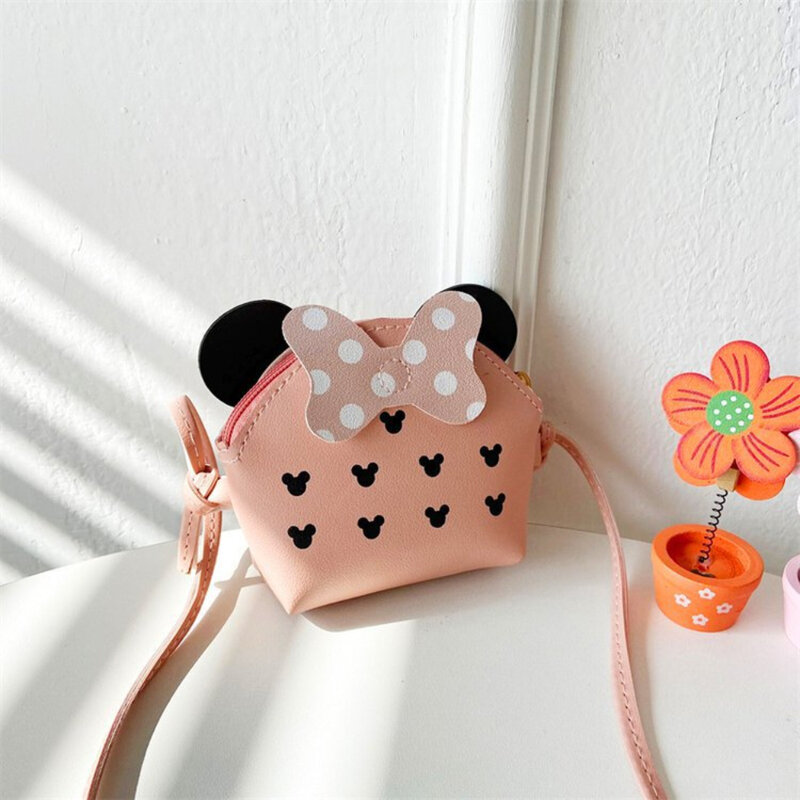 小さな女の子のためのプリンセスのハンドバッグ,素敵なショルダーストラップ付きの財布,コインボックス,漫画の蝶ネクタイ