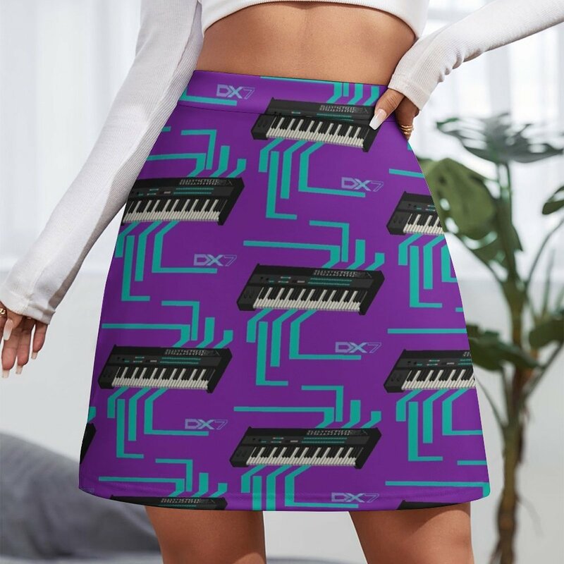 Синтезатор dx7 мини юбка женские летние юбки женская короткая юбка мини юбка s