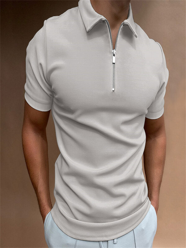 Modieuze Leisure Mannen 2023 Nieuwe Revers Polo Shirt