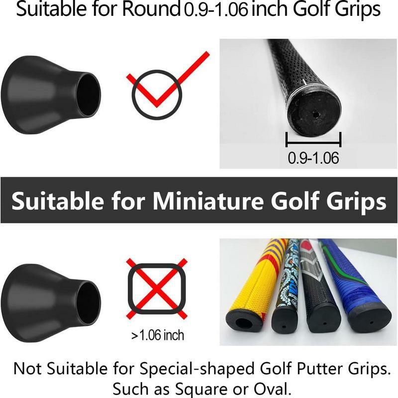 Retriever de pelota de Golf para agua, soporte de Putter de Golf, 4 piezas, accesorios de pelota de Golf, tornillos de goma, herramienta de regalo
