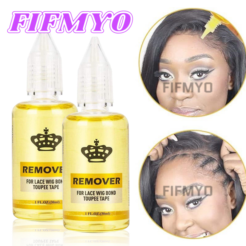 Lace Glue Remover for Front Lace Wig Tape in Extension Adhesive Remover Fast Acting Gentle Solvent for Closure Hairpiece Toupee