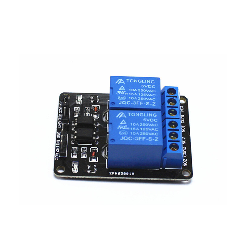 2 way relay module 5V 12V with optocoupler protection relay expansion board MCU development board accessories