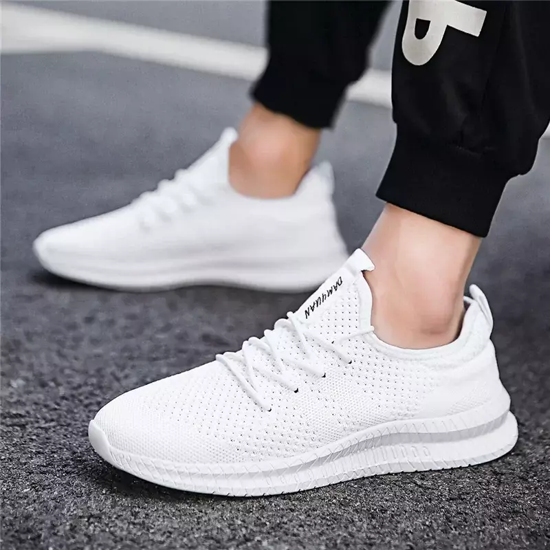 Breathable Running Shoes 46 Fashion Lightweight Men's Sneakers 45 Large Size Wearable Outdoor Casual Mens Jogging Sports Shoes