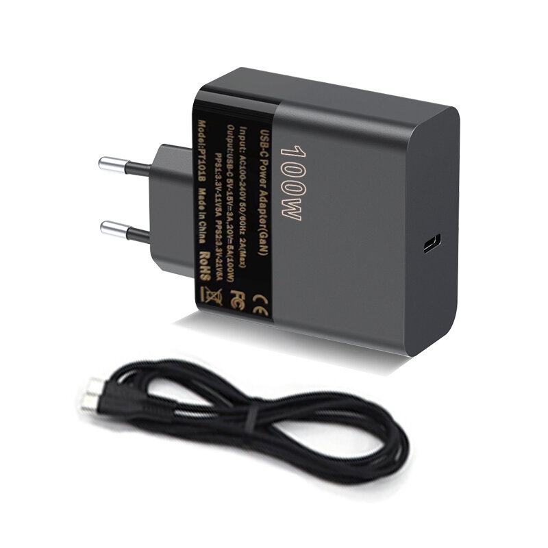 65W/100W PD Power Supply TYPE-C l'interfaccia è adatta per il saldatore elettrico HS-01 e il saldatore TS101