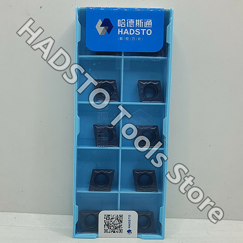 CCMT09T304-MP HS7125 CCMT09T304 CCMT32.51 HADSTO CNC carbide inserts Turning inserts For Steel, Stainless steel, Cast iron