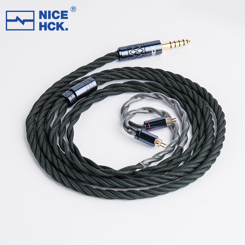 NiceHCK MeetAlice-Cabo de áudio de alta condutividade banhado a prata, cobre HIFI, 3,5mm, 2,5mm, 4,4mm, MMCX, 2Pin para Blessing3 Yume Spring, 6N