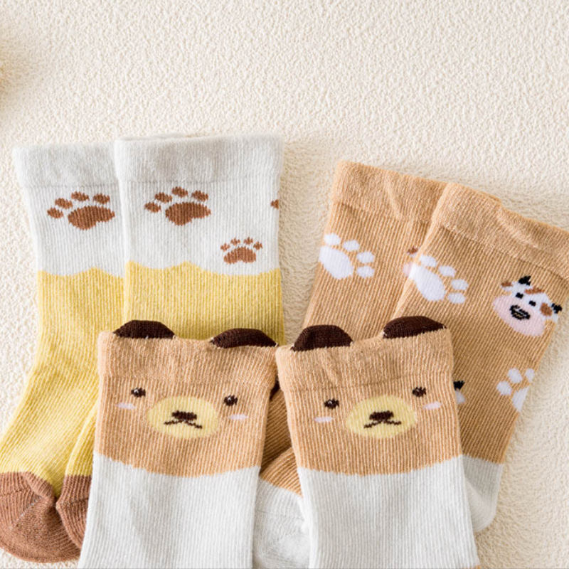 3Pair/lot New Baby Socks Cartoon Boys and Girls' Casual Socks
