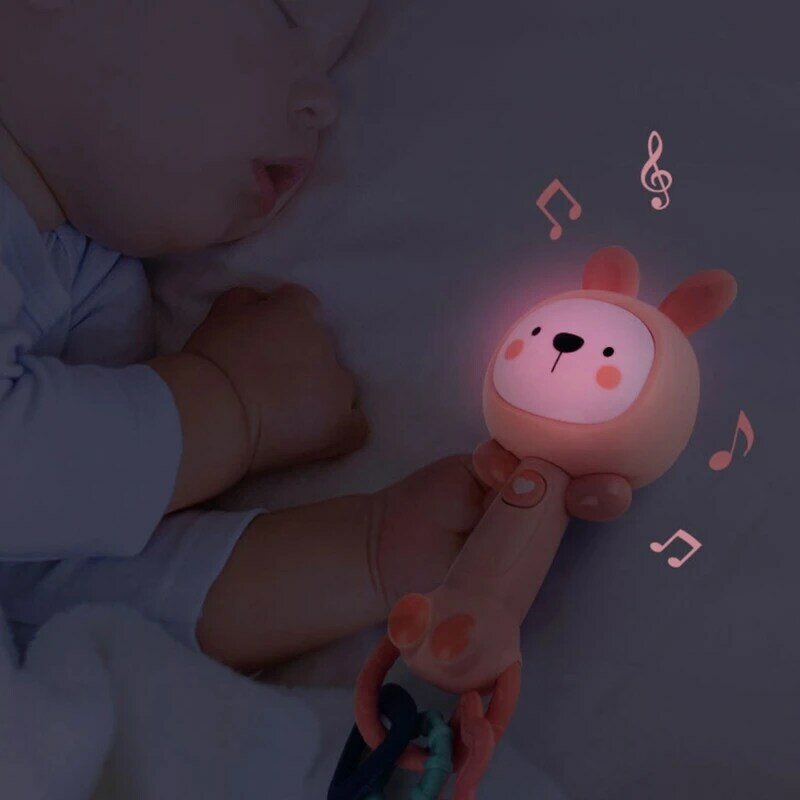 Baby Hand Bells Toy Baby Toddler Grip Sonaglio musicale Baby Gym Giocattolo educativo Baby Dentizione Succhietto Afferrare Toy