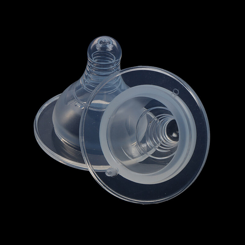 Nowy elastyczny miękki smoczek silikonowy smoczek dla dziecka szeroki kaliber matowy