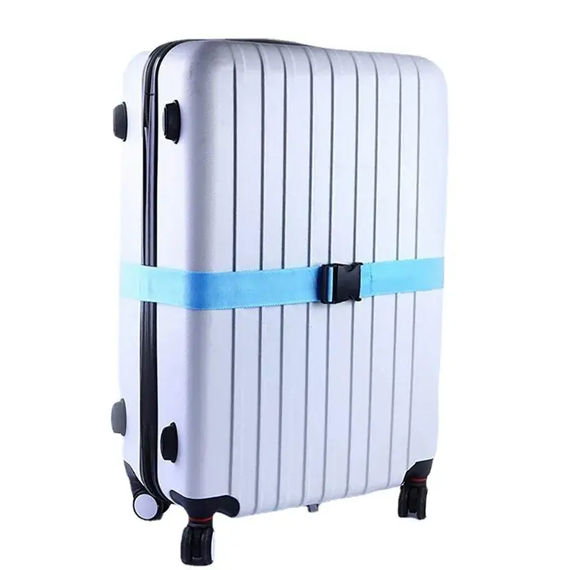 Correa de equipaje ajustable para maleta, cinta de amarre, correa de fijación de equipaje, accesorios de viaje, 1 unidad