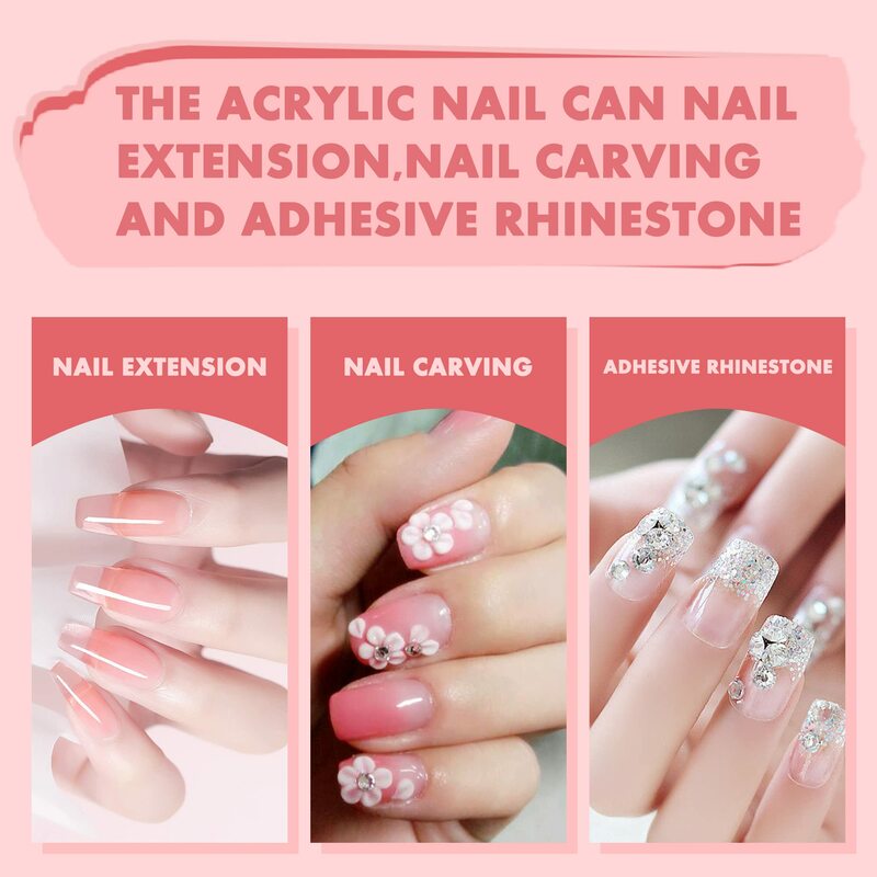 AIJIMEI polvere acrilica polvere acrilica rosa polvere acrilica per unghie polvere acrilica rosa per unghie polvere acrilica rosa per unghie