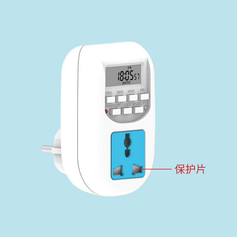 German Multi-purpose Socket, Timer Time Switch, Socket With Protector AL-06B