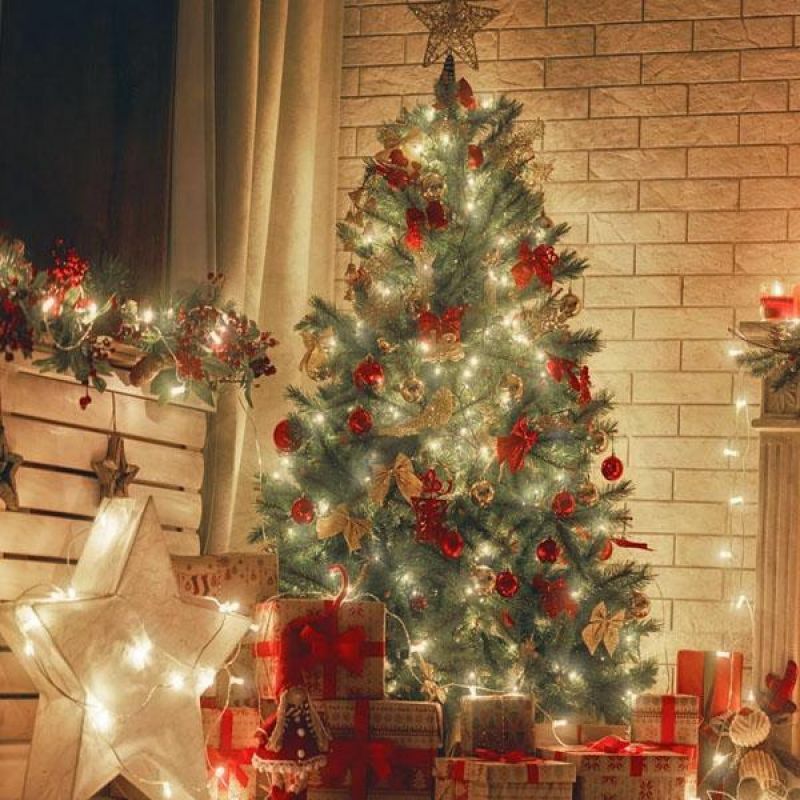 Sznurek choinkowy łańcuchy świetlne girlanda lampki świąteczne na sznurku na zewnątrz na przyjęcie weselne w domu 2023 nowy rok wystrój bożonarodzeniowy