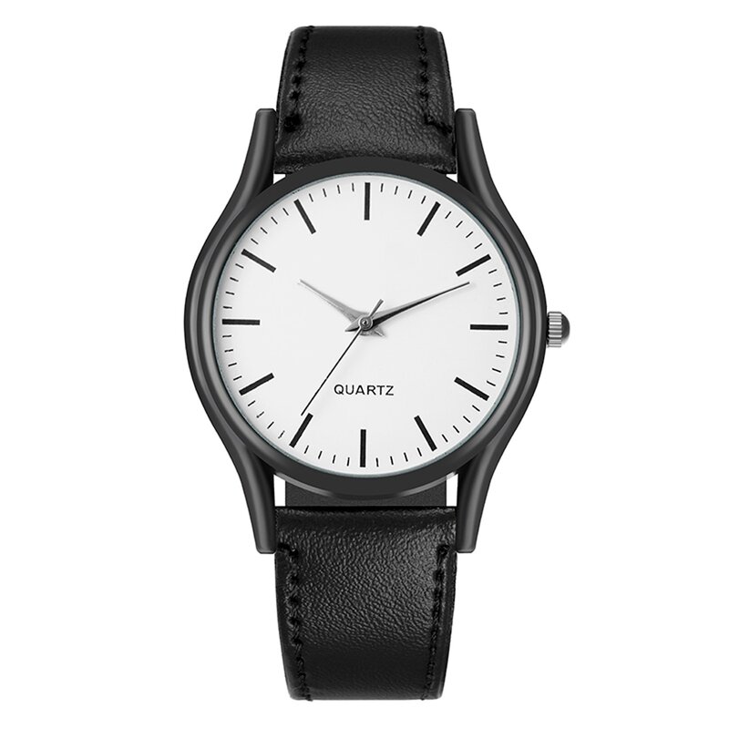 Couple Watches Personality Simple Men And Women Vintage Small Leather Strap Casual Sports Wristwatch Daily Matching Watch