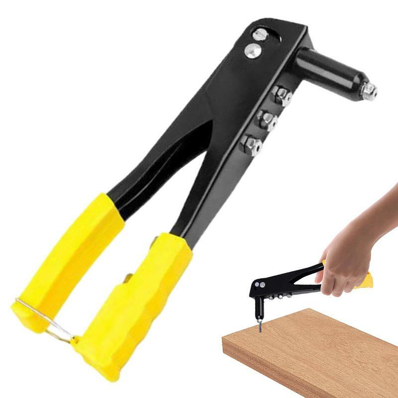 Hand Riveter Tool Heavy Duty Riveter Set Blind Pop Rivets Assortment Kit Hand Tools Rivet Nut Tool 40 Pcs For Metal Home Repair
