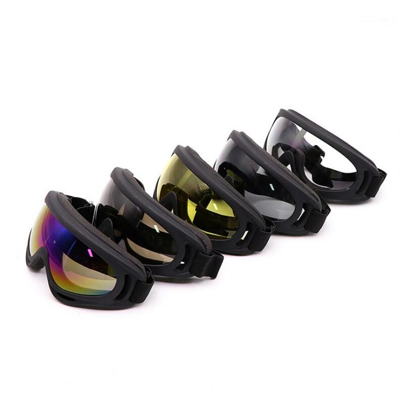 Lunettes de ski professionnelles à vision claire, lunettes de cyclisme, coupe-vent, anti-poussière, mousse souple, protection des yeux, 506