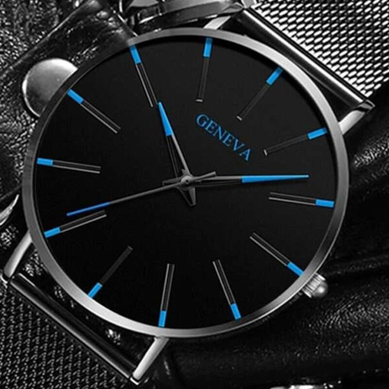 Ensemble de montres à quartz pour hommes, montres-bracelets de luxe, horloge, mode masculine, robe, 2 pièces