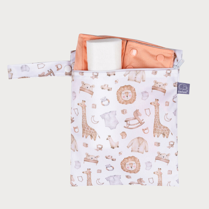 Elinfant 3PCS borsa per cosmetici da viaggio borsa per pannolini impermeabile borsa per pannolini portatile