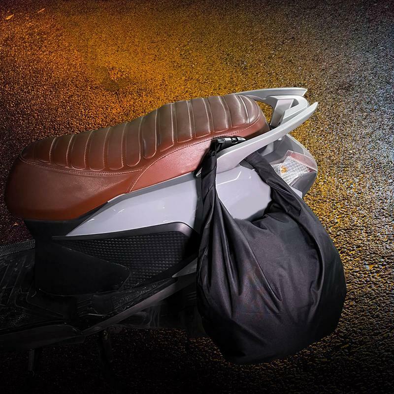 防雨バイクヘルメットバッグ,ドローポケット,スクーター,バイク,フル,ハーフヘルメット,蓋付き,乗馬用バッグ