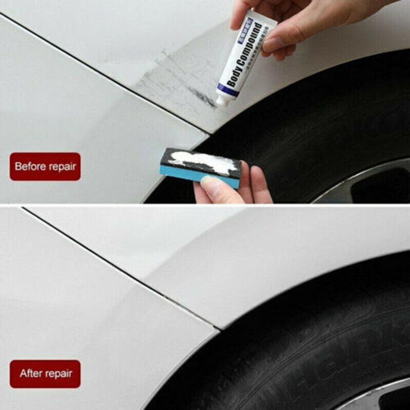 1 zestaw naprawa zarysowań samochodowych zestaw do woskowania pasty do szlifowania do pielęgnacji lakieru zawieszenie środek czyszczący do polerowania automatycznych lakierów do pielęgnacji