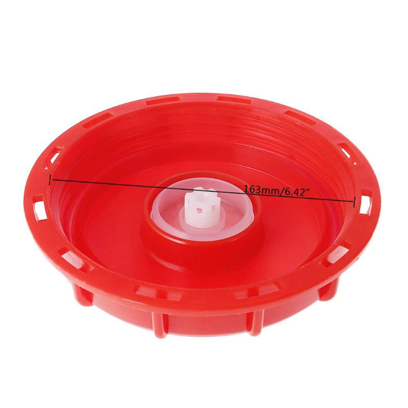 Coperchio coperchio serbatoio IBC accessori per la casa all'aperto sostituzioni in polipropilene rosso coperchio liquido acqua con guarnizione 1 pz