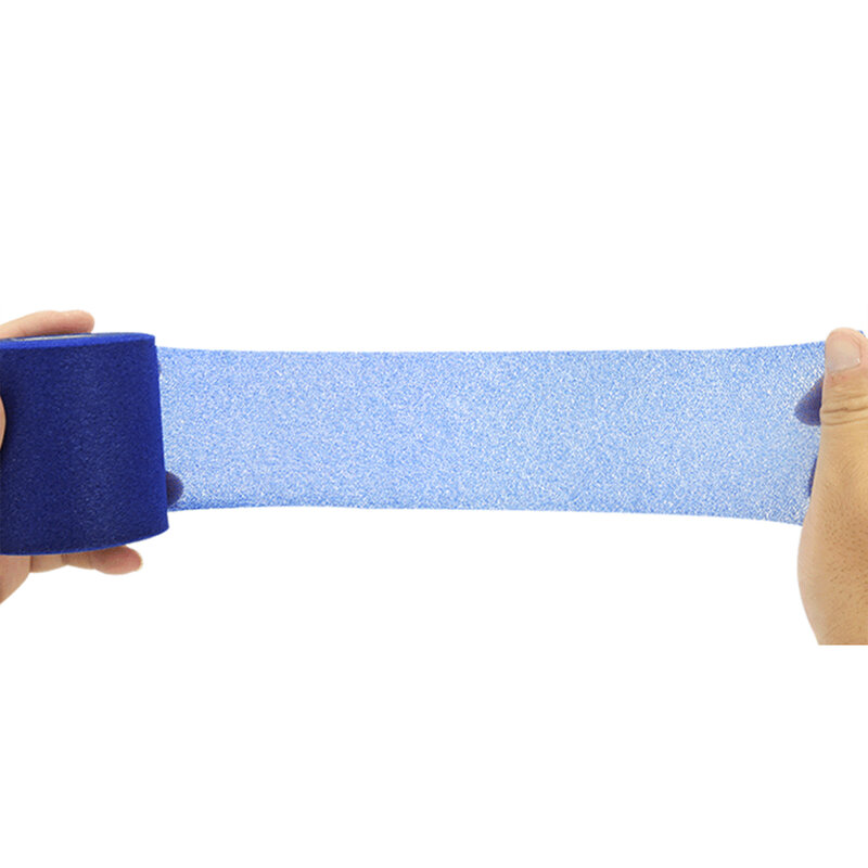 Sportliche elastische Bänder 1 Rolle 7cm * 27m Verband Puffer Film Schwamm Sport weiß/blau/gelb 2022 neue hohe Qualität