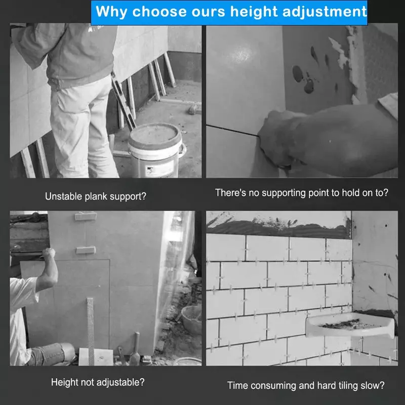 1/4/6PCS Tile Height Adjustment Regulator Leveler Wall Ceramic Locator Craftsman Hand Pliers Nivelador De Porcelanato Hand Tool