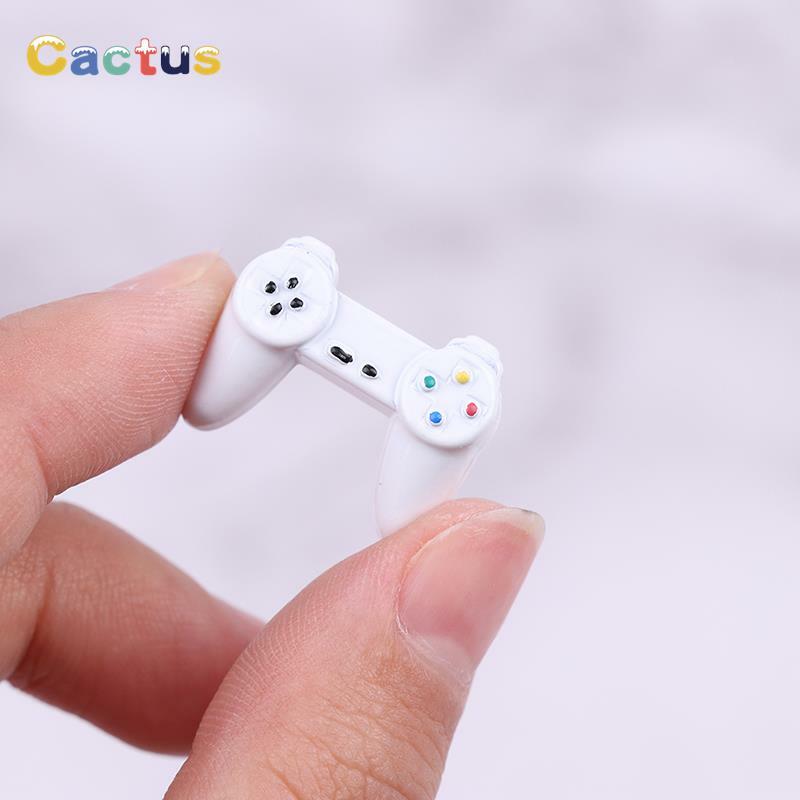 1:12 Dollhouse Electronic Mini Toys Model Gamepad Simulation Wireless Game Controller Doll House Furniture Decor Accessories