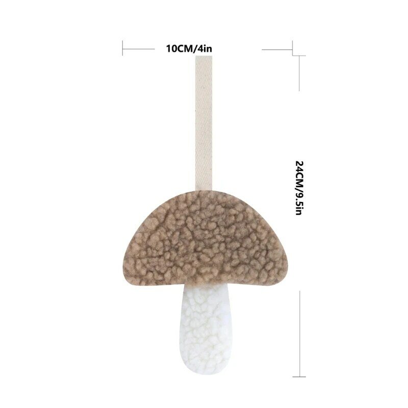 Attache-sucette en forme champignon pour bébé, Clip porte-tétine factice, décor pendentif pour bébé