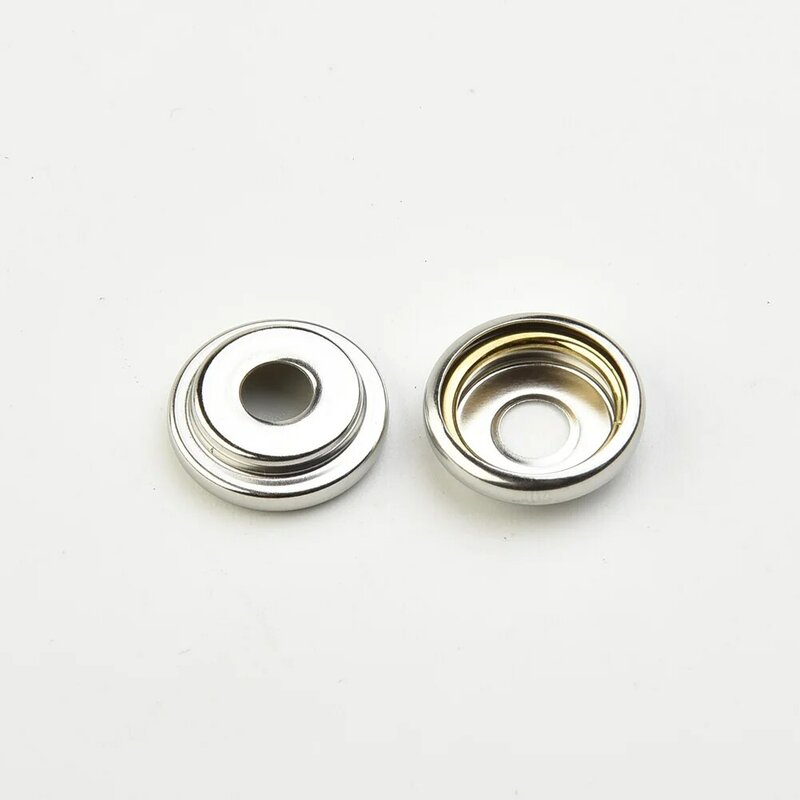 Canvas Fast Fixed Fabric Repair Kit Stud Marine Snap Fasteners Car Hoods Cover Button Clothing Leathers Set Silver
