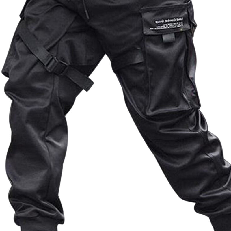 Брюки-карго мужские с множеством карманов, уличные свободные штаны, подходят для официальных повседневных мероприятий