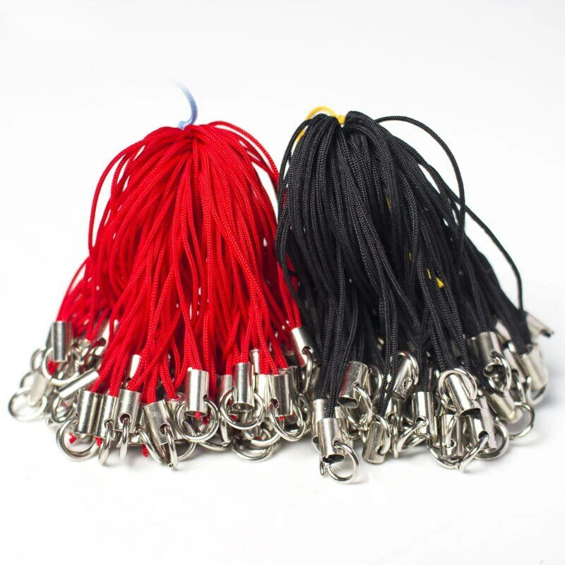 Cordão Lariat Strap Cords, Lobster Clasp Rope Keychain Hooks, Mobile Set Charms, Chaveiro Pingente, Acessórios Chaveiro, 20 Pcs, 50 Pcs, 100Pcs