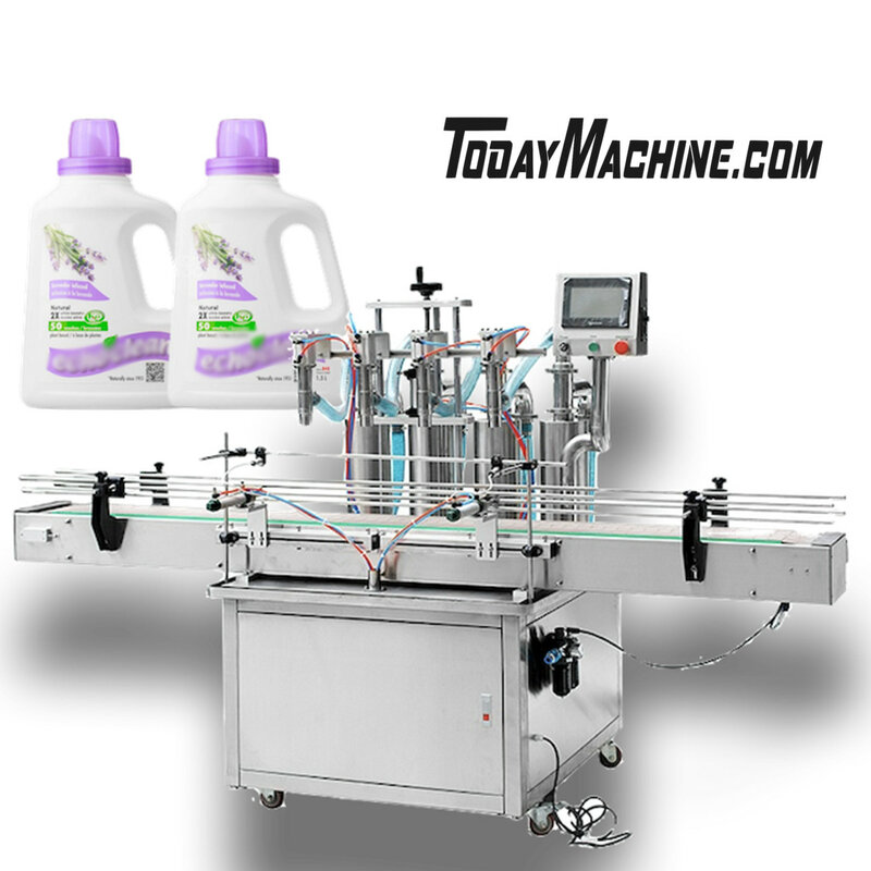 Linear Type Automatic Wash Foam Liquid Filling Machine