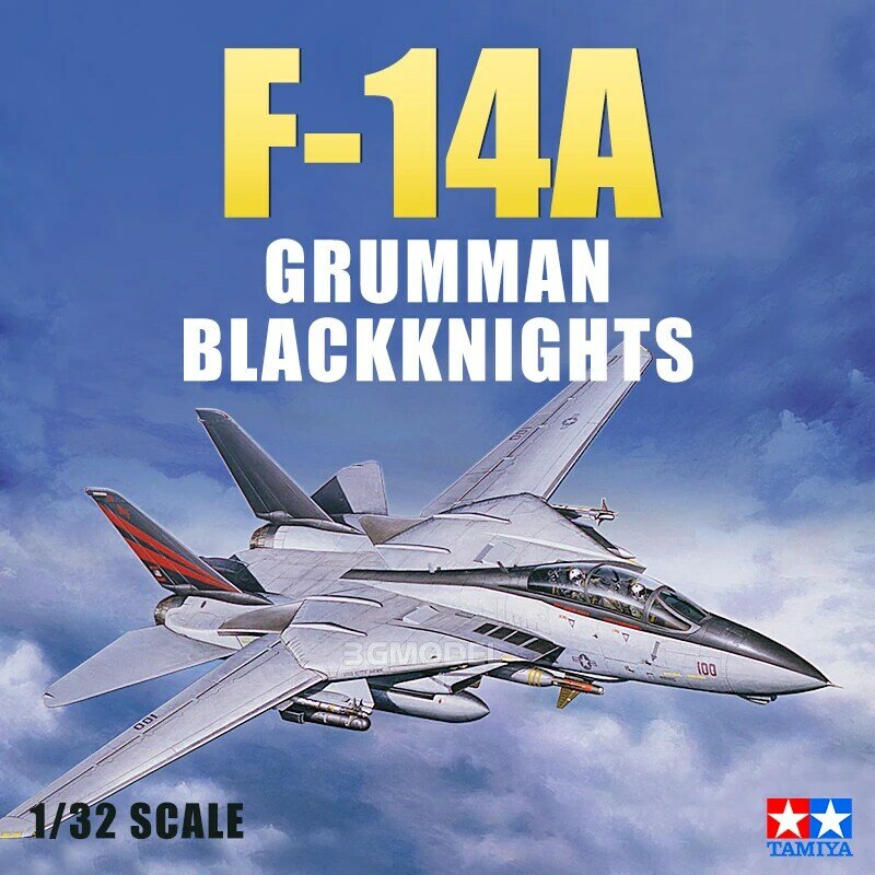 TAMIYA Assembly Aircraft Model Kit DIY 60313 Grumman F-14A Tomcat Based Fighter  1/32