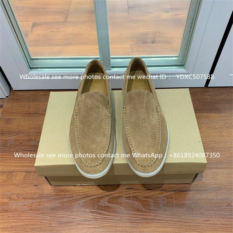 Banquet wedding leather men's casual shoes 2024 new summer walking spring and autumn women's flat shoes men leather shoes luxury