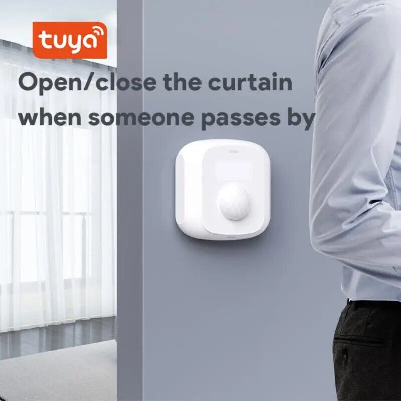 Tuya-Mini capteur de mouvement humain, capteur de lumière PIR, fonction de commutation de scène, vie intelligente, WiFi, Zigbee, Google Home, Alexa