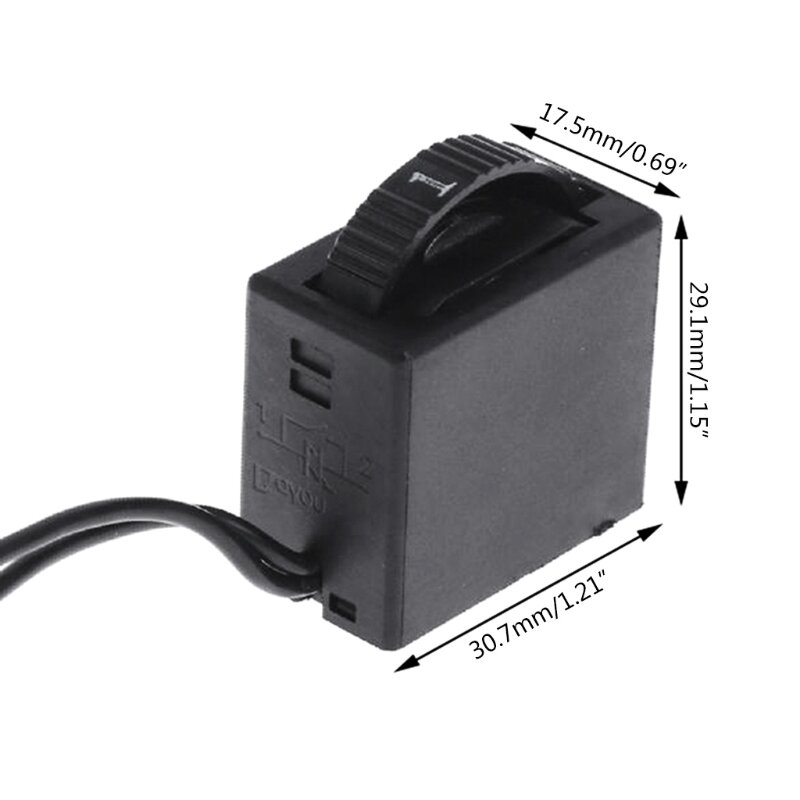 Interruptor amoladora angular herramienta eléctrica 250V 6A para interruptor pulidora amoladora eléctrica