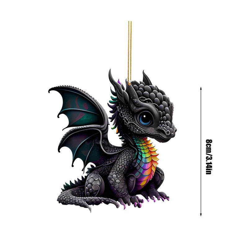 Christmas Cute Flying Dragon Baby Christmas Ornament Unique Shape Tree Hanging Ornament For 2023 Xmas Party Home Decor Gifts Toy