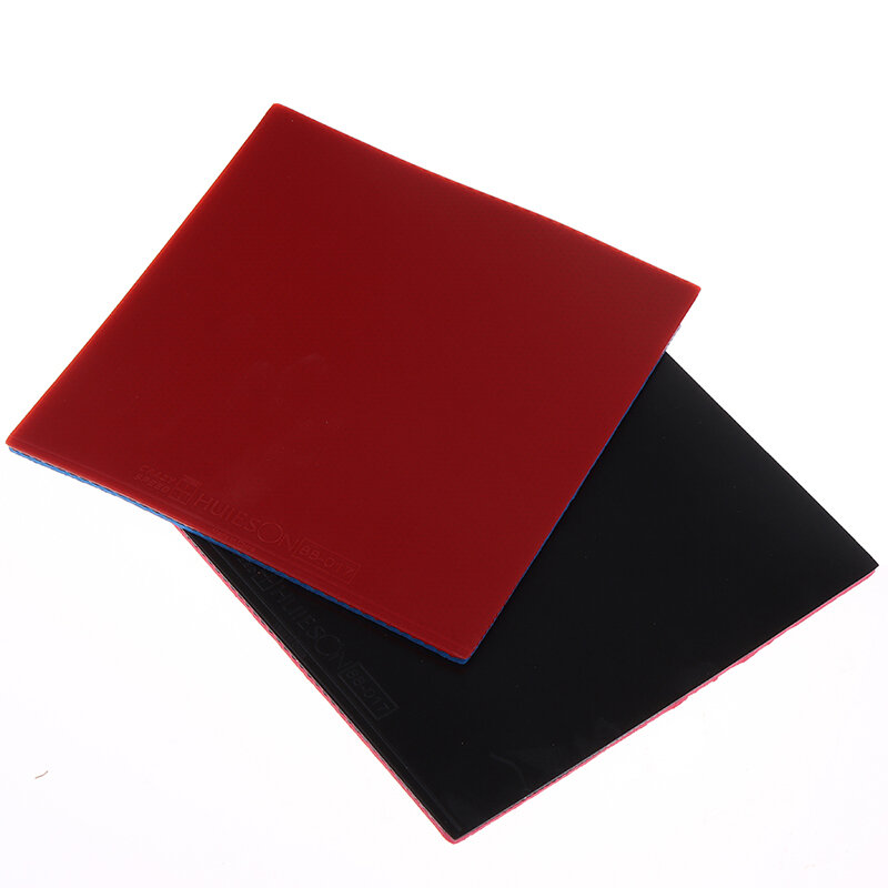 Raqueta de tenis de mesa, antiguante esponja de goma, goma de entrenamiento, 1 piezas, color rojo/Negro, 2,2mm