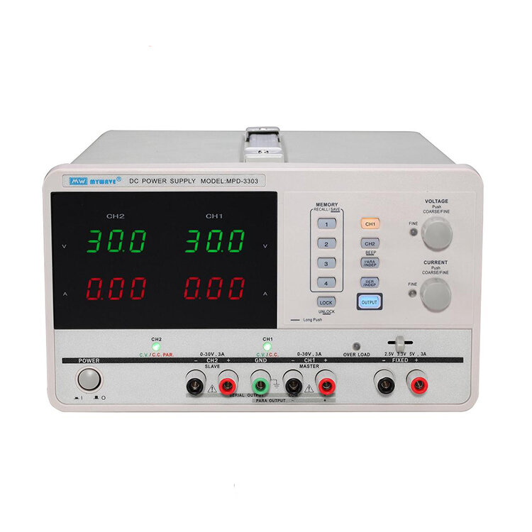 High Precision MPD-3303 Programmable Multi-channel Three 3 Output Triple Channel Linear DC Power Supply