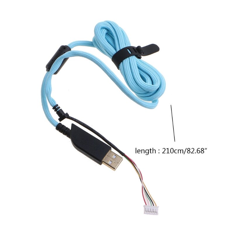Cable ratón USB 2 metros, Cable ratón para ZOWIE EC1-A EC1-B FK1, pieza repuesto para ratón juegos, accesorio