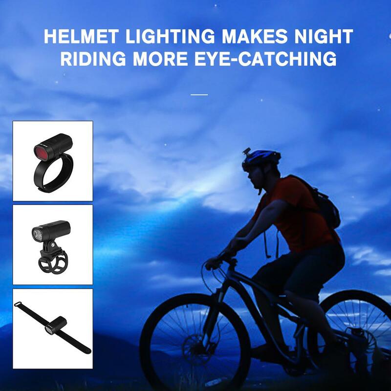 สายรัดข้อมือแบบชาร์จไฟผ่าน USB ไฟฉายติดข้อเท้าและข้อมือไฟฉายหมวกกันน็อคจักรยานไฟฉายแบบพกพาสำหรับวิ่งขี่จักรยานกลางคืน