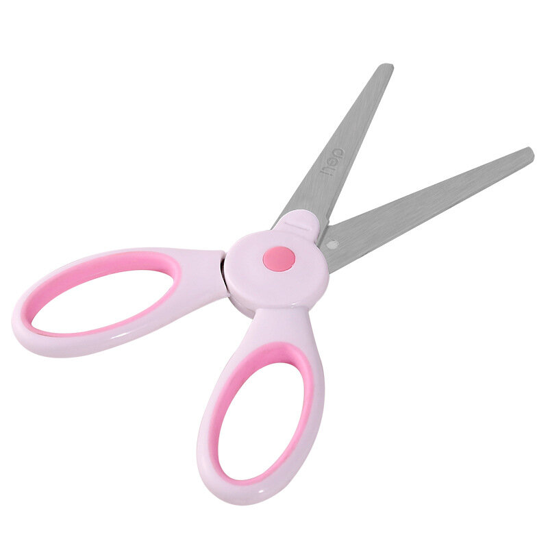Deli Kawaii Magic Rabbit Mini Safety Scissors Office School Supply Tailor Home Shears Paper Cutter Tool Children Stationery Gift